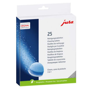 JURA - Tabletki czyszczące Jura 25 szt. - "Cleans, cares & Protects 3 in 1"